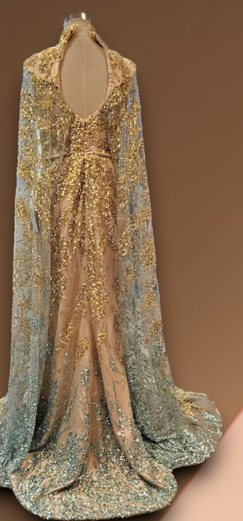 Golden Stardust Dress - Aseel Dresses
